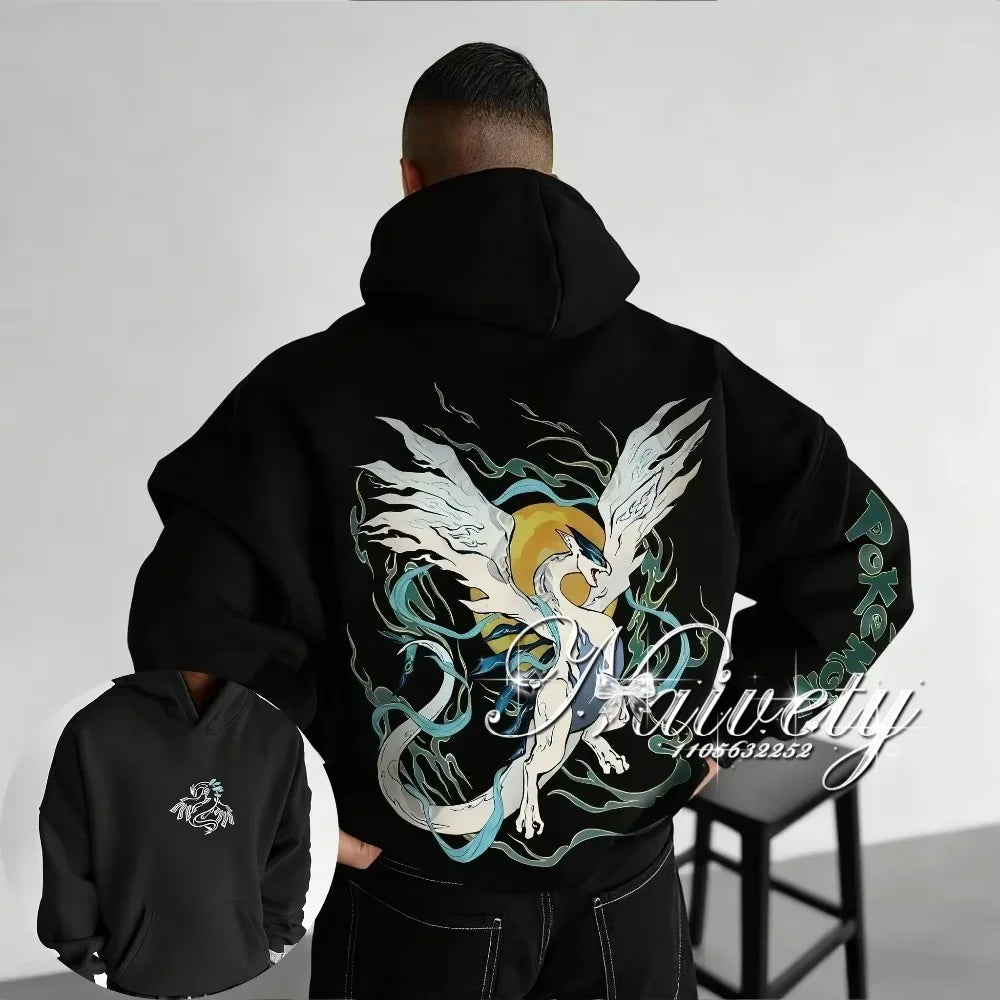 Hoodie | Pokemon Lugia Print | 100% Cotton | Adult and Kids Sizes