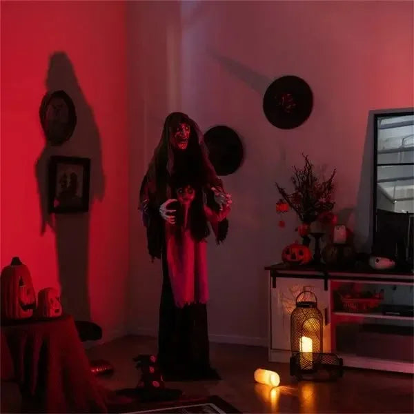 Halloween Vampire Prop | Led Lighting | Hard Plastic | Holiday Yard Scene