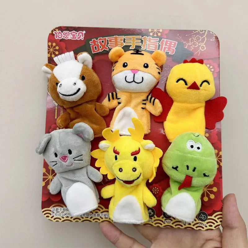 Animal Hand Puppets | Soft Plush | Classroom Storytelling | Preschool Kids