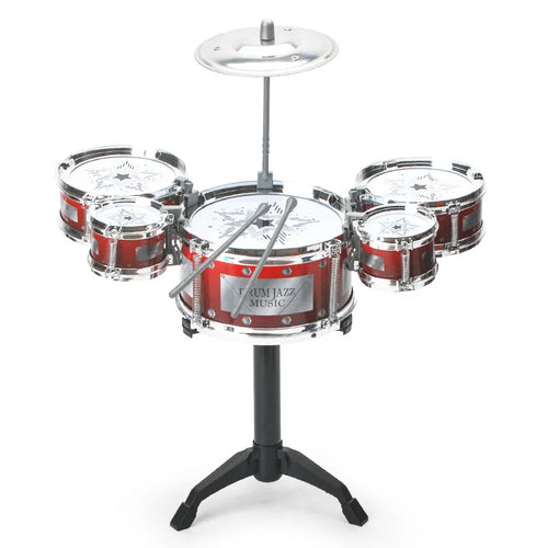 Simulation Jazz Drum Music with 5 Drums Sets Musical Instruments Toys ToylandEU.com Toyland EU