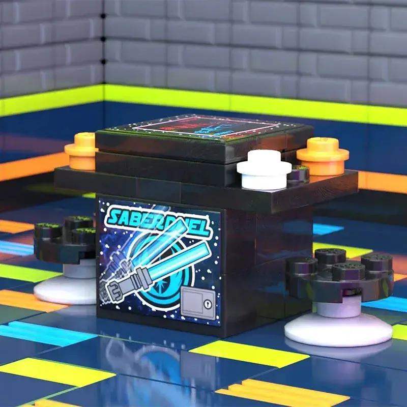 SW Saber Duel 2-Player Classic Arcade made using LEGO parts - B3 Customs - ToylandEU