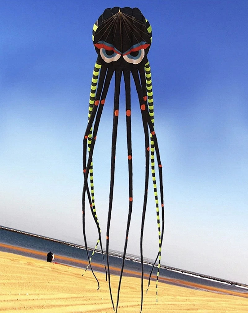 Kite | 8m Octopus Power Kite | Ripstop Nylon | Multicolor