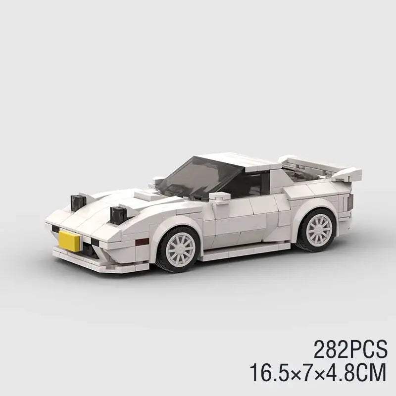 MOC Speed Super Race Car Vehicle Racing Model Building Blocks Bricks Rally Sport Pickup Truck Toy City Technical Christmas gift - ToylandEU