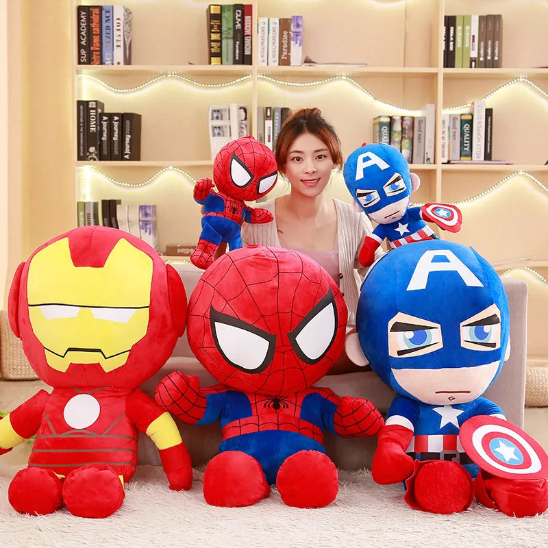 Disney Avengers Soft Stuffed Toys Cute Captain America Iron Man - ToylandEU