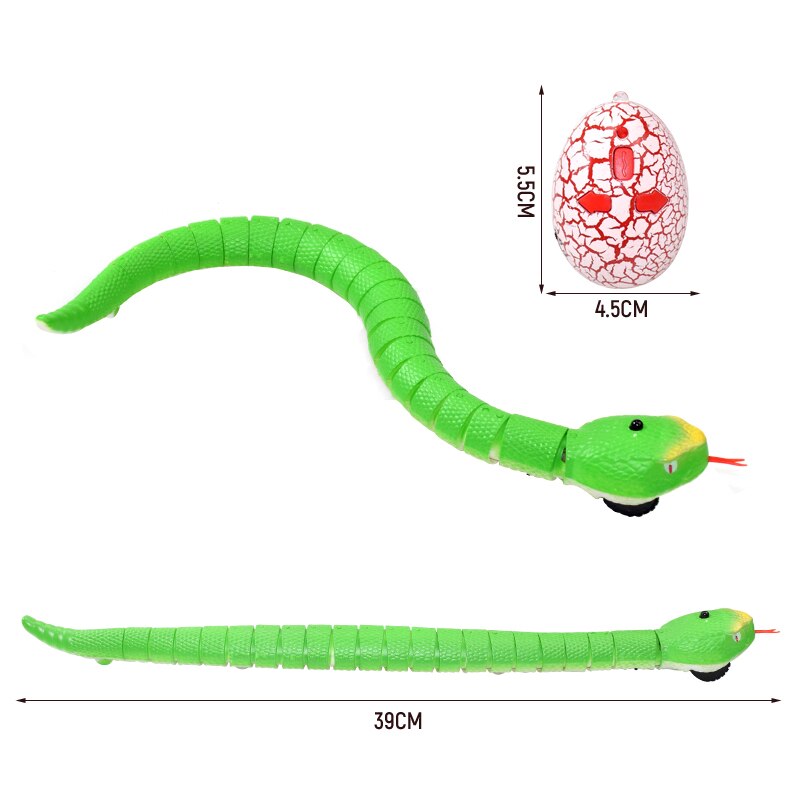 Electric Remote Control Rattlesnake Toy with Infrared Egg and Funny Mischief for Kids - ToylandEU