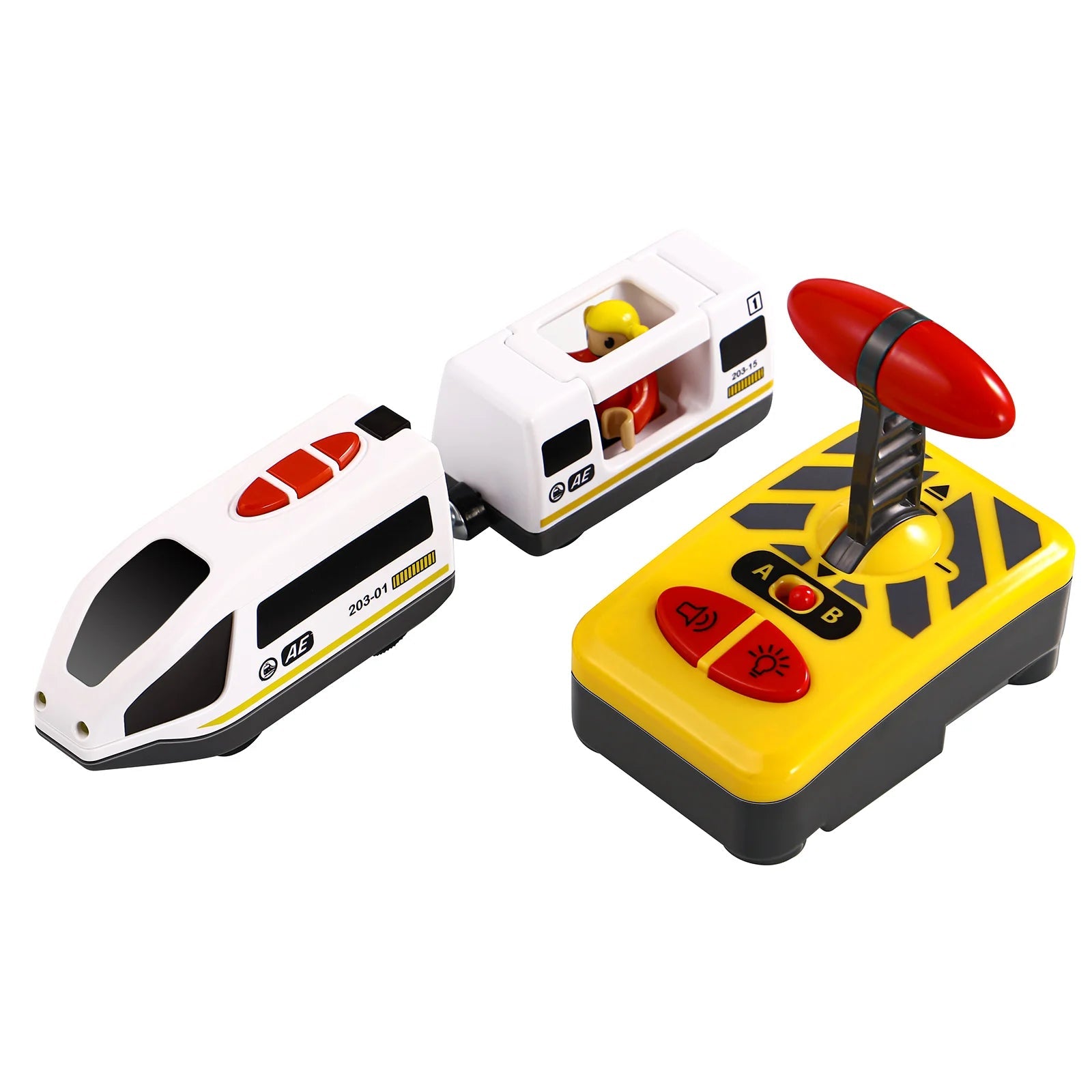 Rc Electric Train Kids Railway Button RC Vehicle Educational for Boys - ToylandEU