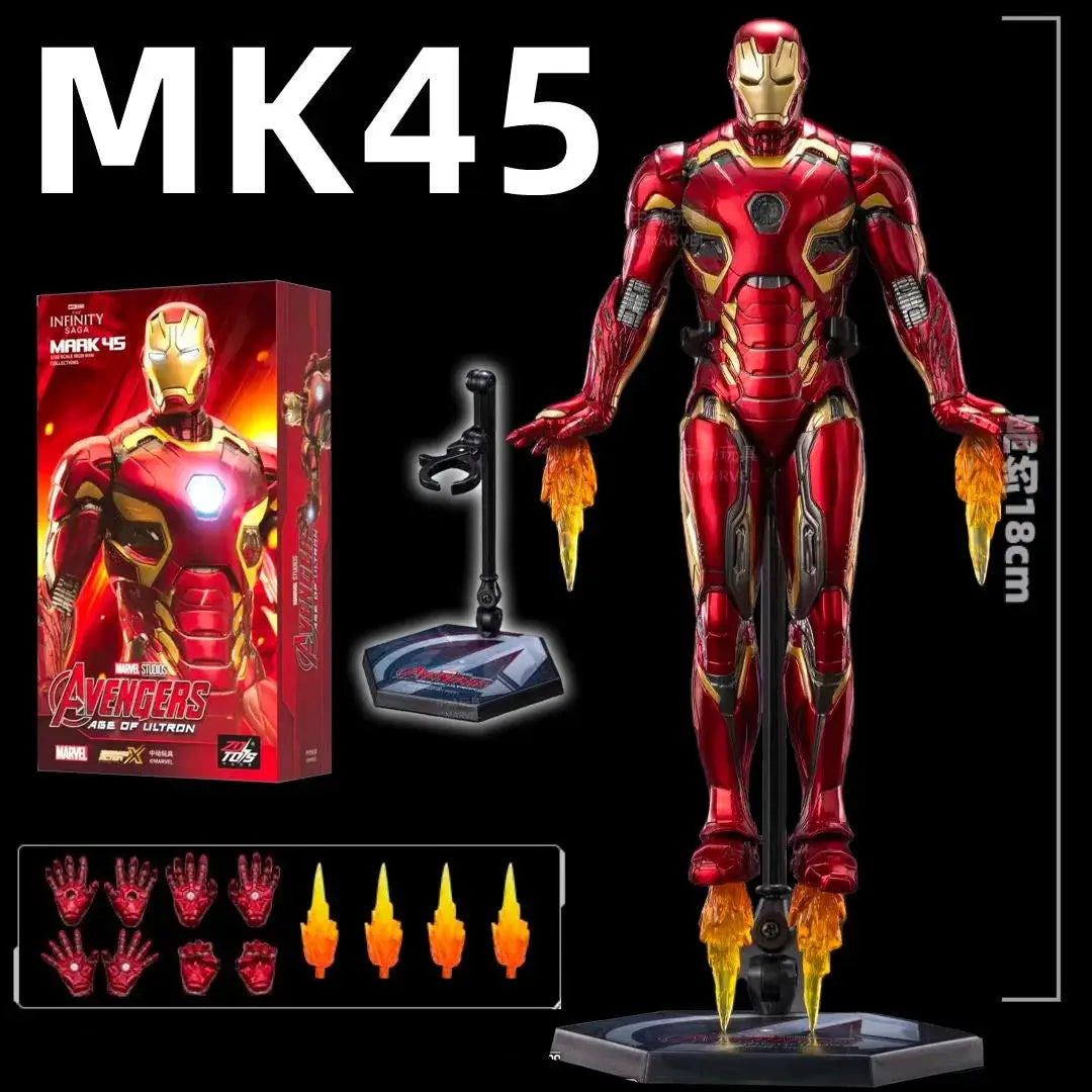 Original ZD Toys Iron Man Legends MK42 MK43 MK46 War Machine 1/10 MK50 MK2 MK3 MK4 MK5 MK6 MK7 Tony Stark Model Action Figure - ToylandEU