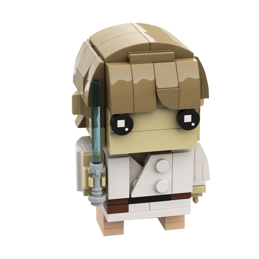 Lukes Skywalkered Brickheadz Building Block - Space Wars-themed Building Set - ToylandEU