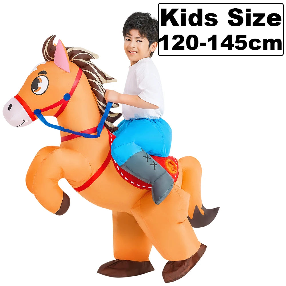 Inflatable Dinosaur Costume | Unisex Fit | Air Blown | Adult Youth Party Suit