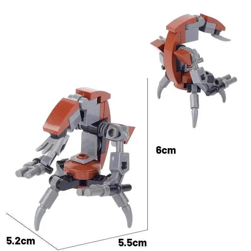 MOC Military Fighter Building Blocks Kit Combat Robots Gift Building Bricks MOC - ToylandEU
