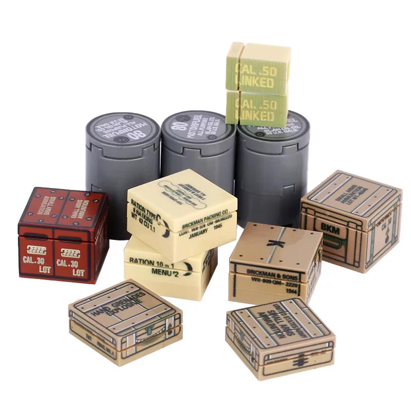 WWII Military Blocks | Compatible With Major Kits | Soldier Figures