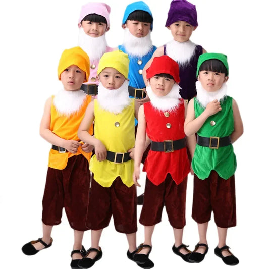 Magical Seven Dwarfs Costume for Kids - Perfect for Halloween & Christmas