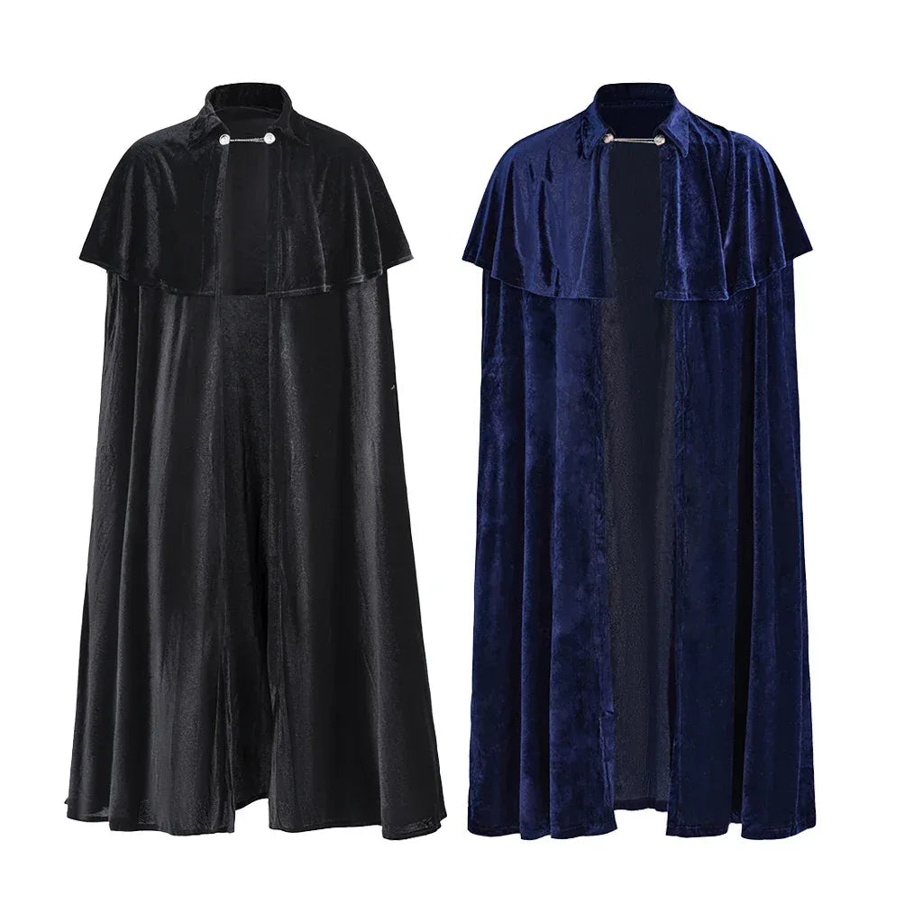 Premium Velvet Knight Cape Costume For Adults Halloween Stage - ToylandEU