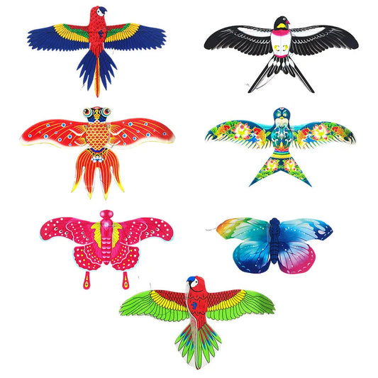Children's  Kite Set with Butterfly, Parrot, Swallows, and Eagle Theme - ToylandEU
