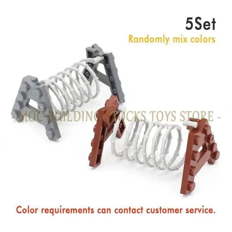 Premium Military Scene Building Set Lego Compatible With Barbed Wire Sandbags And Army Figures For Military Enthusiasts - ToylandEU