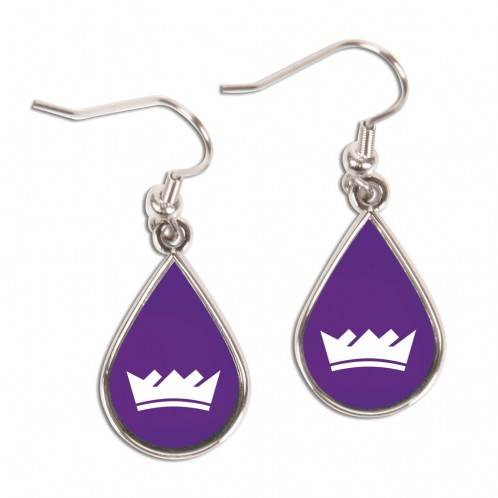 Sacramento Kings Tear Drop Earrings Officially Licensed - ToylandEU