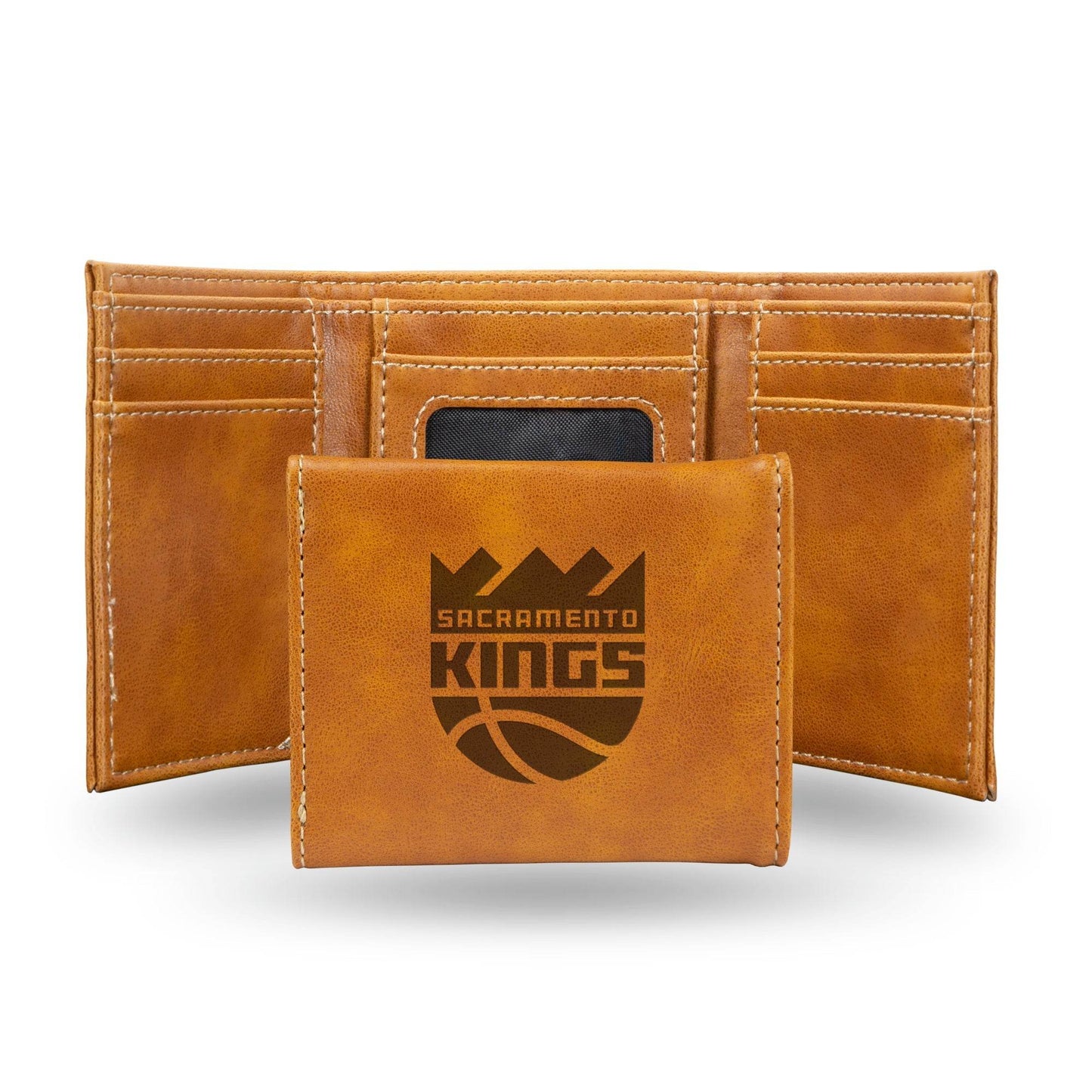 Sacramento Kings Trifold Laser Engraved Leather Wallet - ToylandEU