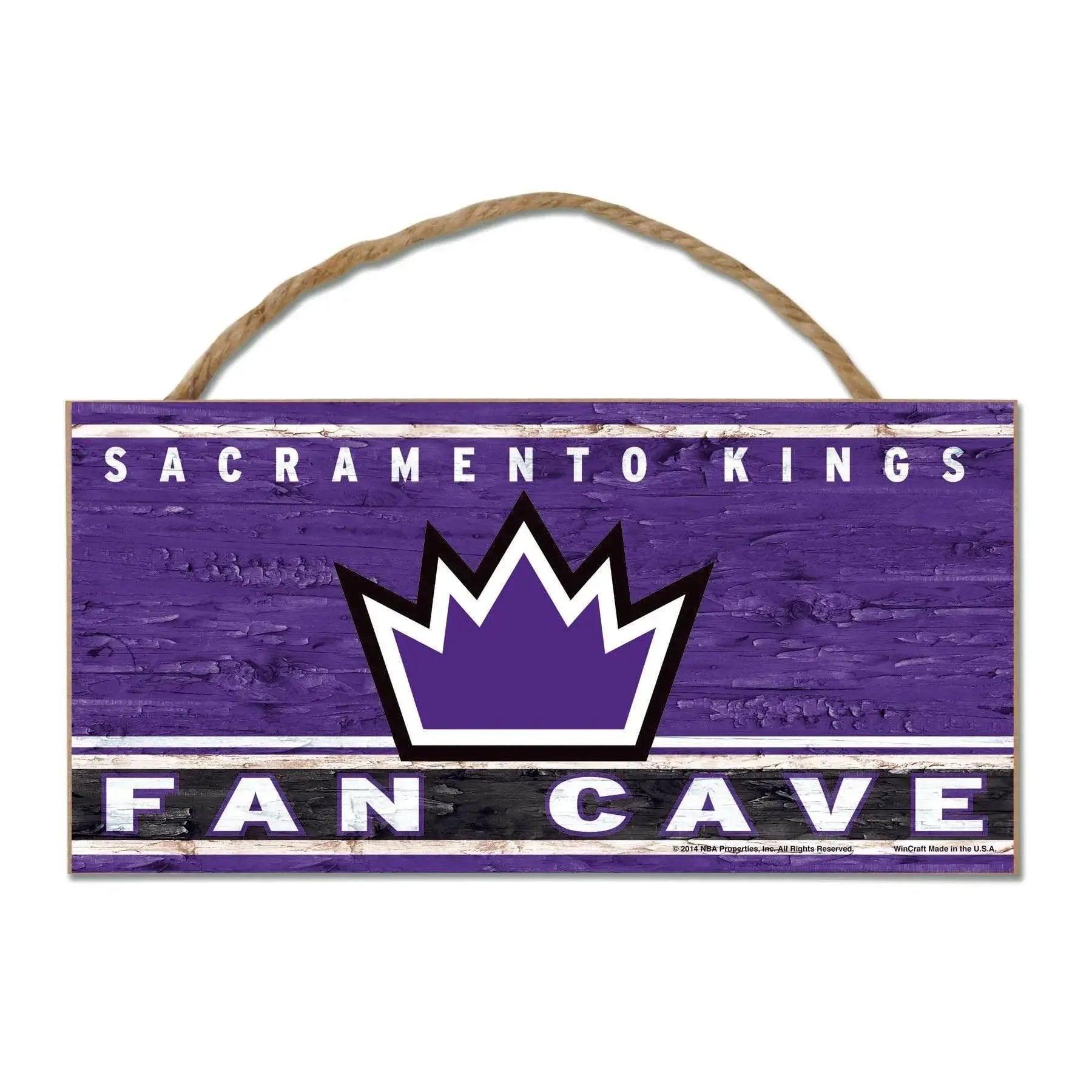  Sacramento Kings Wood Sign 5x10 With Rope Fan Cave Decor -  ToylandEU™