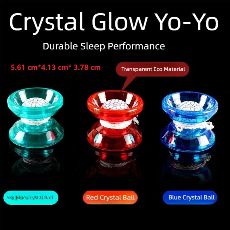 Crystal Luminous Yo-Yo | Beginner Grade | Long Sleep KK Bearing | Unisex