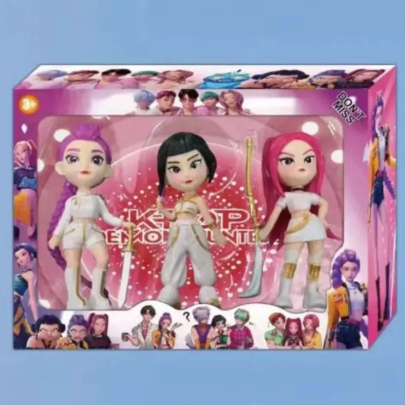 New 2026 KPop Demon Hunters Lumi Zoe Milla Doll PVC Model Toy Desktop Display Decoration Collection Gift for Fans. toysfor girls - ToylandEU