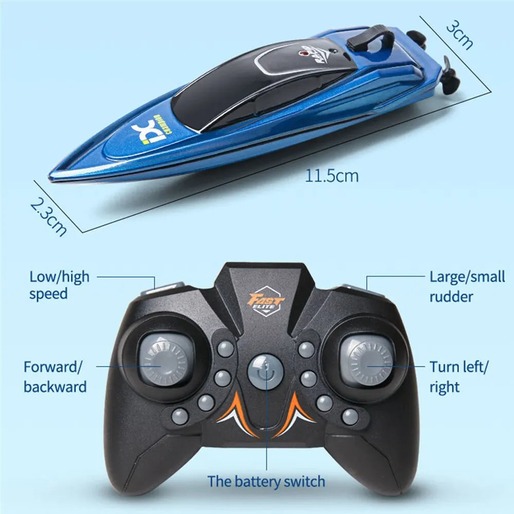 High-Speed RC Mini Speed Boat with Remote Control - ToylandEU