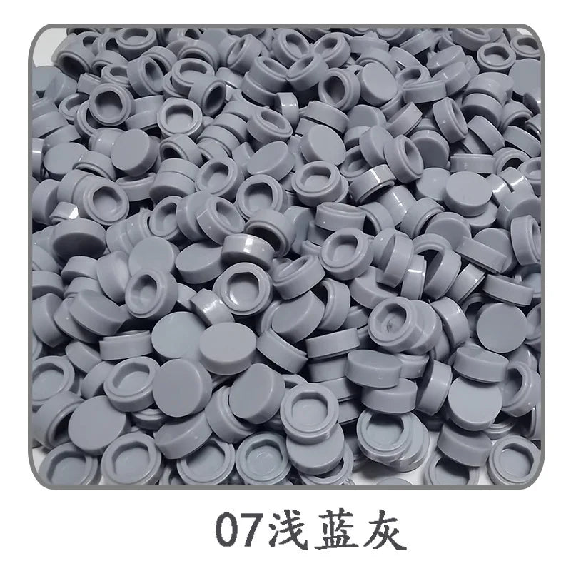 Small Particle Bricks | 1x1 Round Tiles | Compatible With Lego | MOC Builders