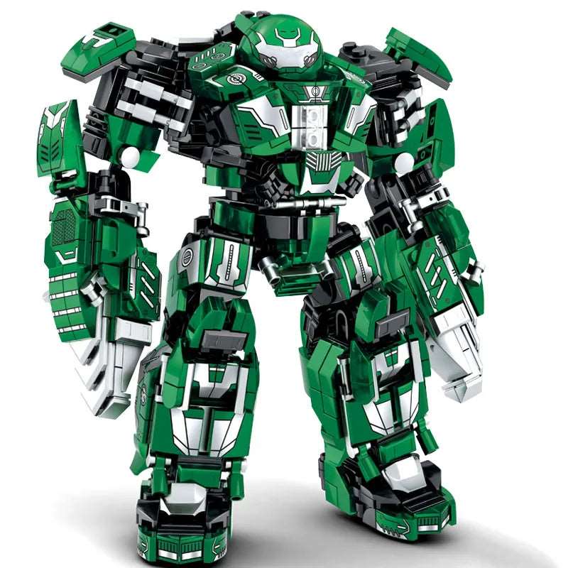 Boys' Superhero Mecha Building Blocks Set with Super Armor Robot Design - ToylandEU