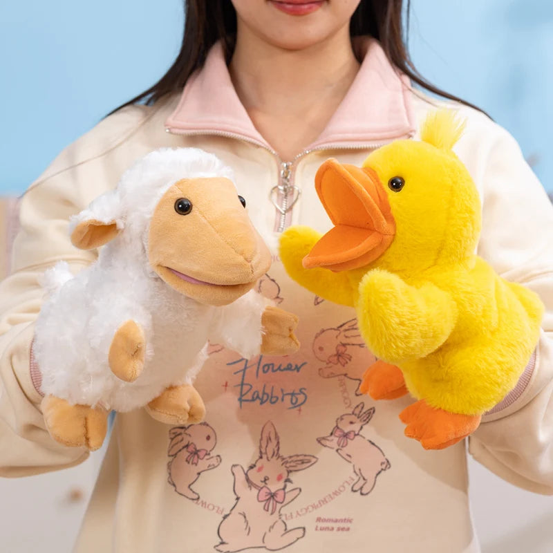Hand Puppet | Big Mouth Plush | Yellow Duck Design | Storytelling Learning Toy