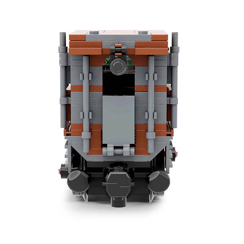 Boxcar Goods Wagon Building Block Kit MOC Railway Carriage - ToylandEU