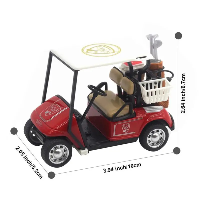 Mini Golf Cart Diecast Metal Toy with Pullback Action - Safe and Educational Model for Kids ToylandEU.com Toyland EU