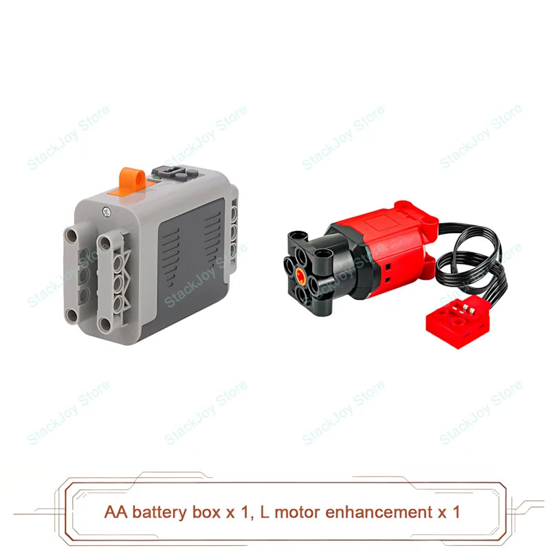 IR Motor Battery Box | Power Functions Compatible | Lego Model Bricks