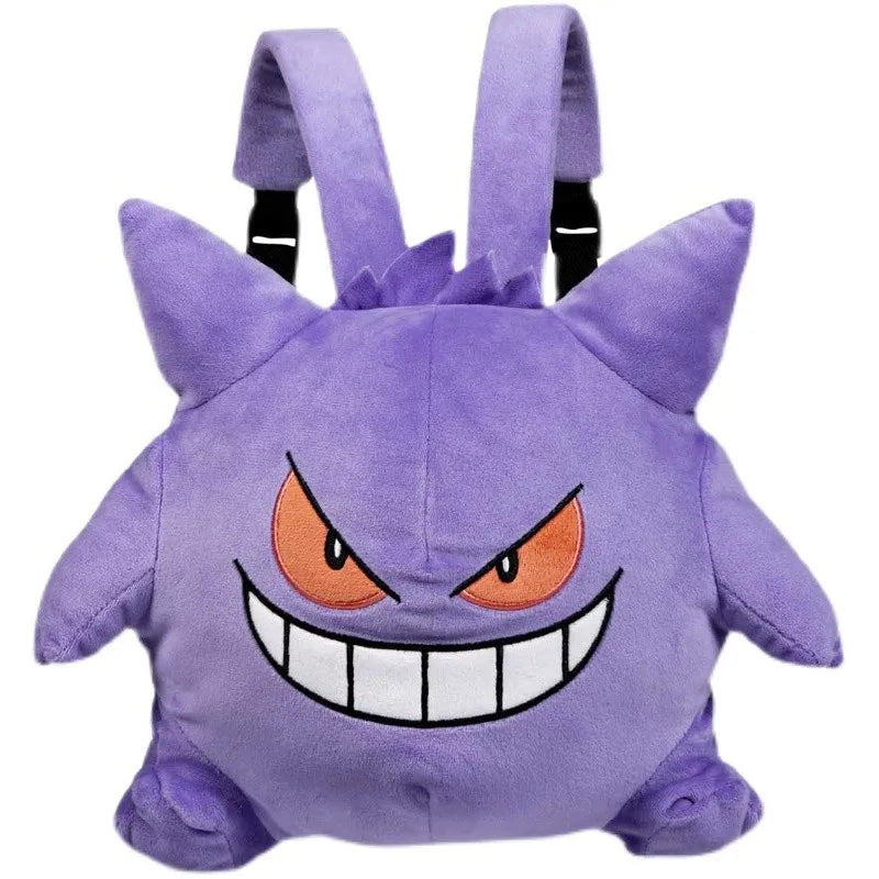 Cute Pokemon Gengar Backpack Kawaii Plush Bag Eevee Snorlax Mimikyu - ToylandEU