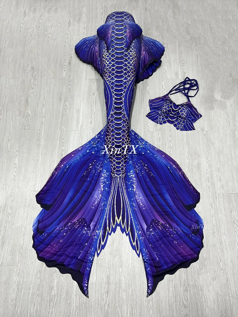 Mermaid Tail Swimsuit | Monofin Optional | Polyester Elastane | Adult