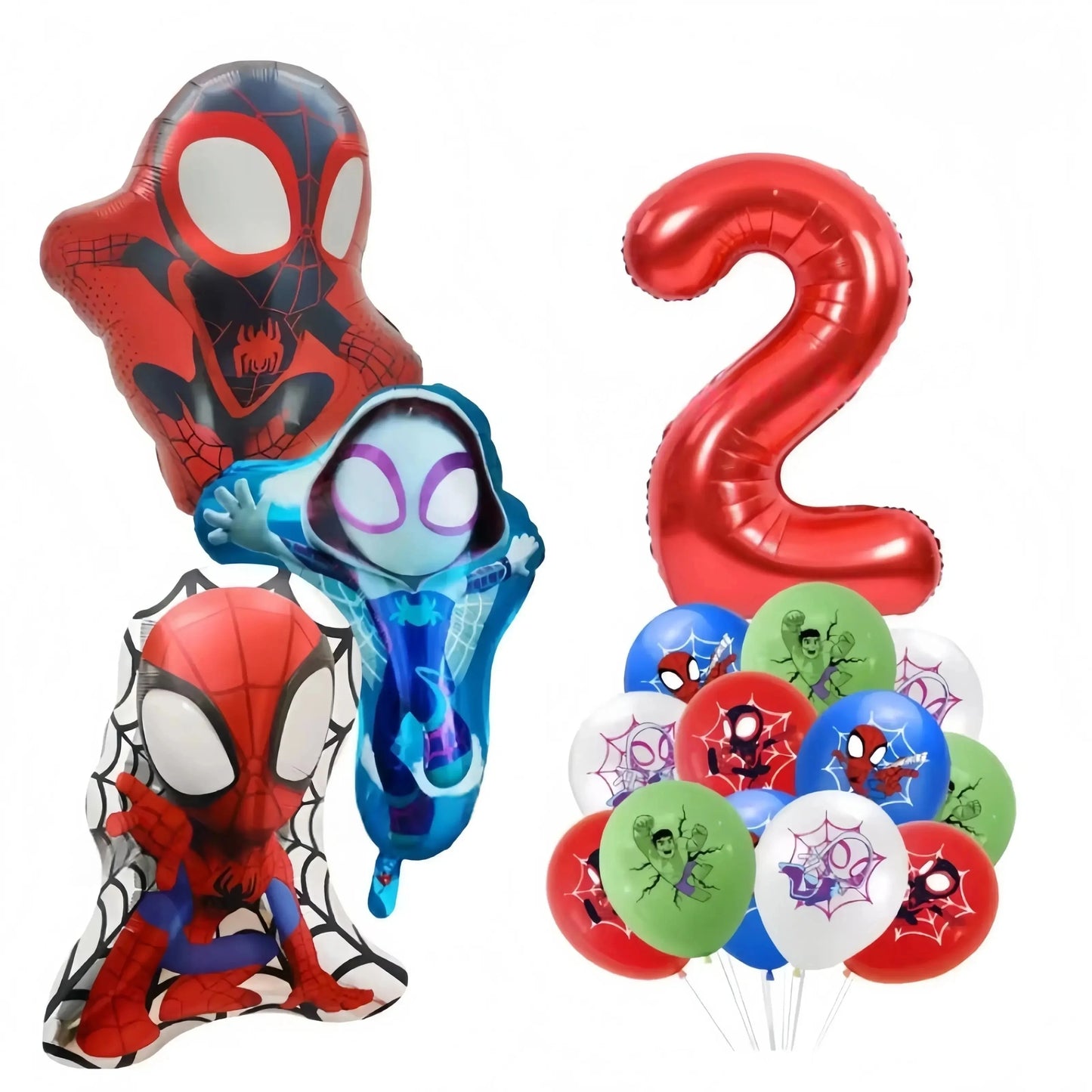 Spider Hero Tableware Kit | Birthday Party Supplies | Plates Cups Tablecloth