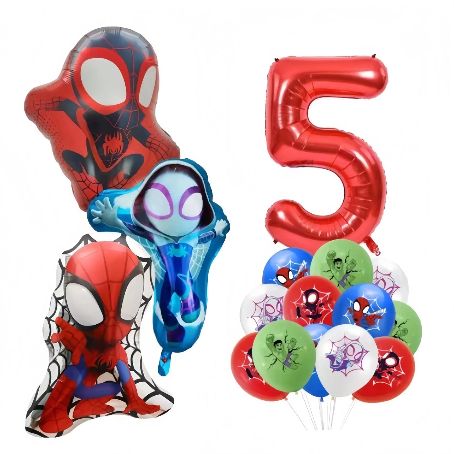 Spider Hero Tableware Kit | Birthday Party Supplies | Plates Cups Tablecloth