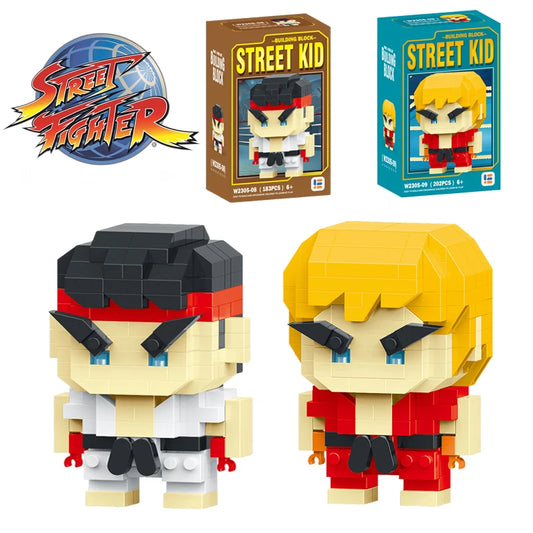 Micro Building Blocks | Street Fighter Models | Plastic Figures | Teens Adult