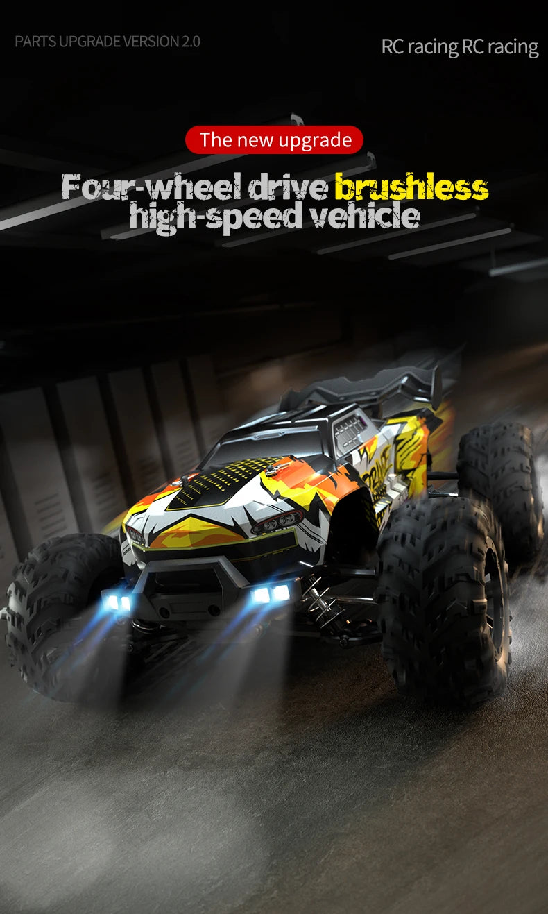 RC SG116 MAX 1:16 High-Speed 4WD RC Drift Racing Monster Truck - 70KM/H Off-Road Remote Control Car for Kids