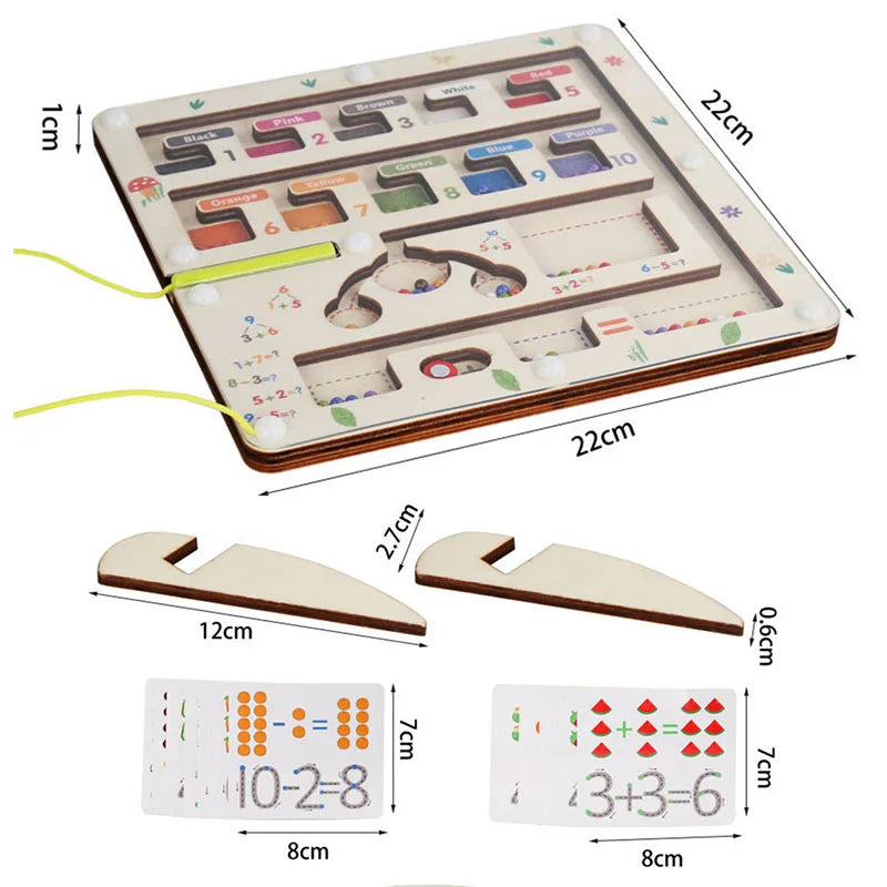 Colorful Magnetic Bead Game and Math Learning Toy for Kids - ToylandEU