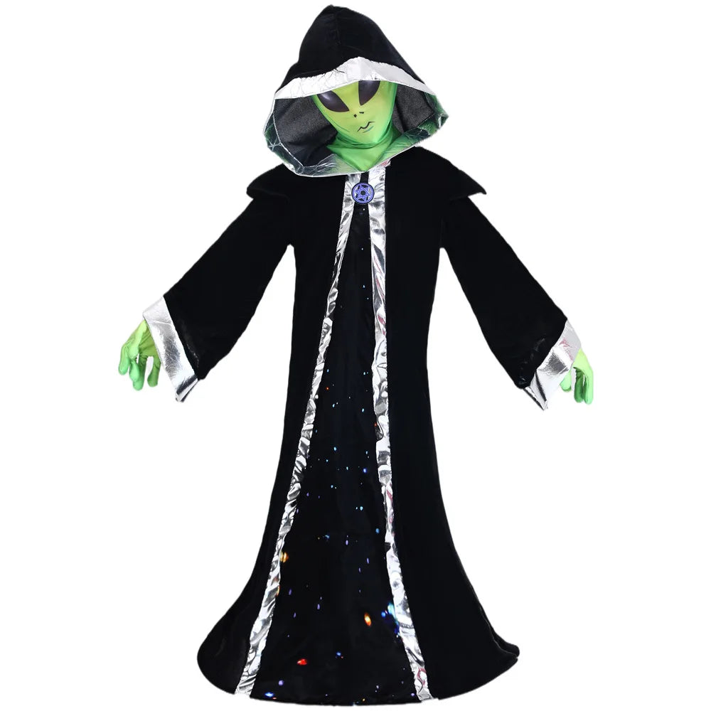 Cosmic Alien Adventure Costume for Kids - Unisex Halloween Fun