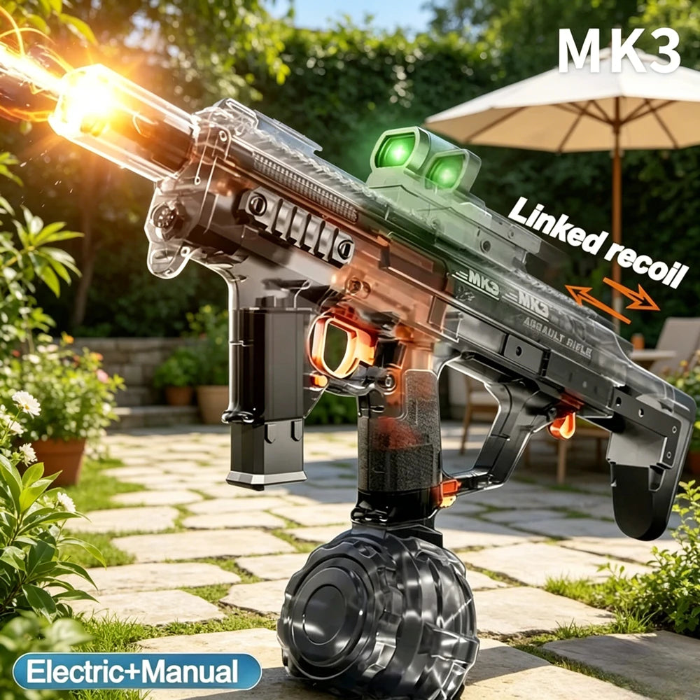 Water Blaster | MK3 Automatic | Glow Light Design | Shoulder Style