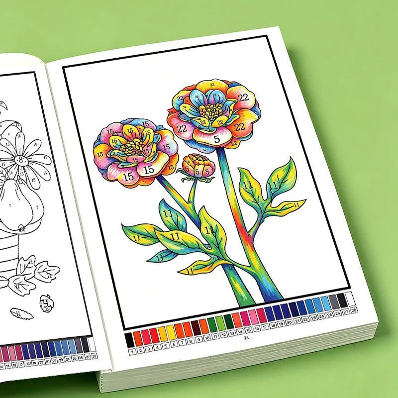 Color By Number Book | 32 Pages | Toylandeu™