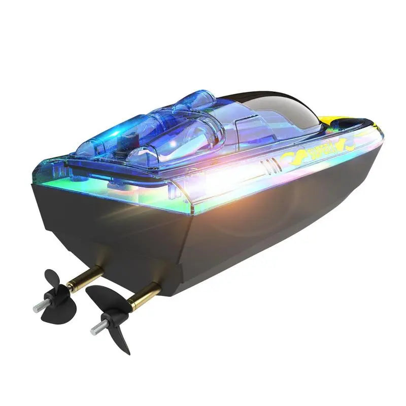 LED Remote Control Boats - Multiplayer RC Ship with Rechargeable Battery - ToylandEU