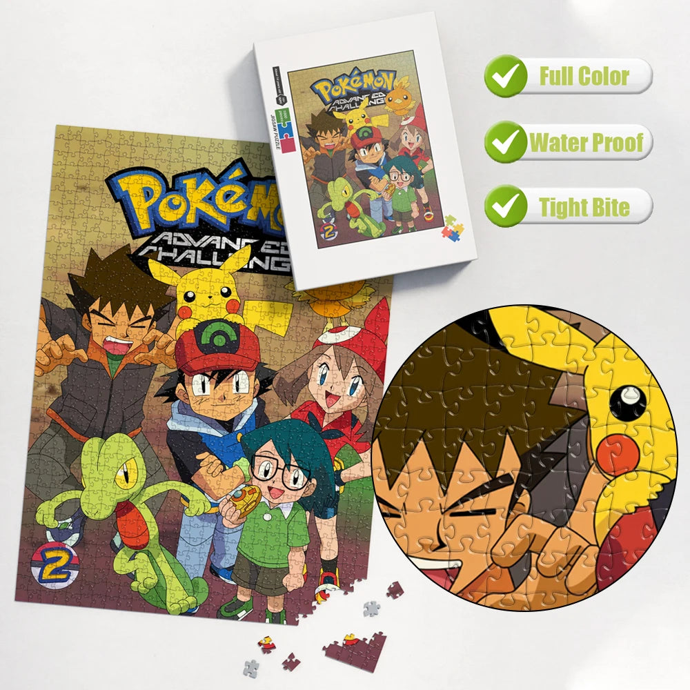 Pokemon Jigsaw Puzzle | 1000 Pieces | Pikachu Theme | Family Fun Game