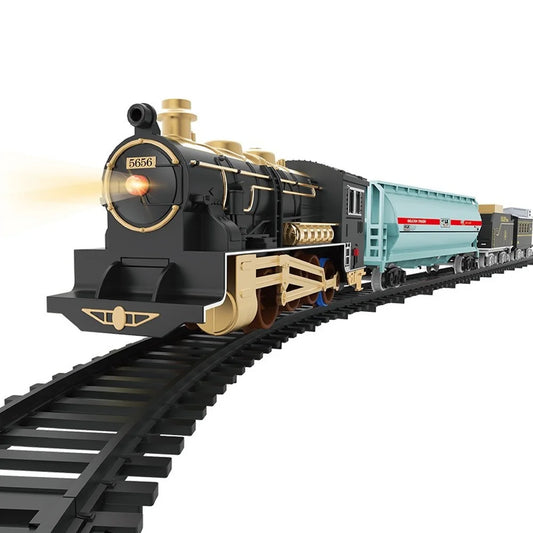 Educational Toy Train Set For Kids Christmas Railway Model