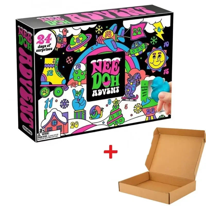Advent Calendar | 2026 Stress Relief Toy Surprise Box | 3D PVC Fidget Dolls | Holiday Countdown Gift