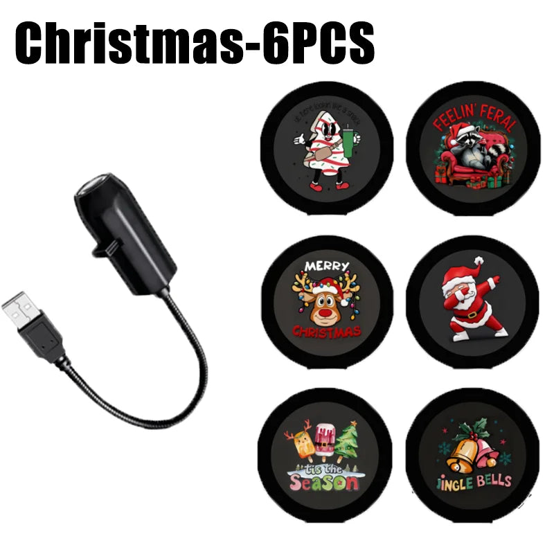 LED Ocean Projector | Rotating Starlight | Replaceable Films | Bedroom Use