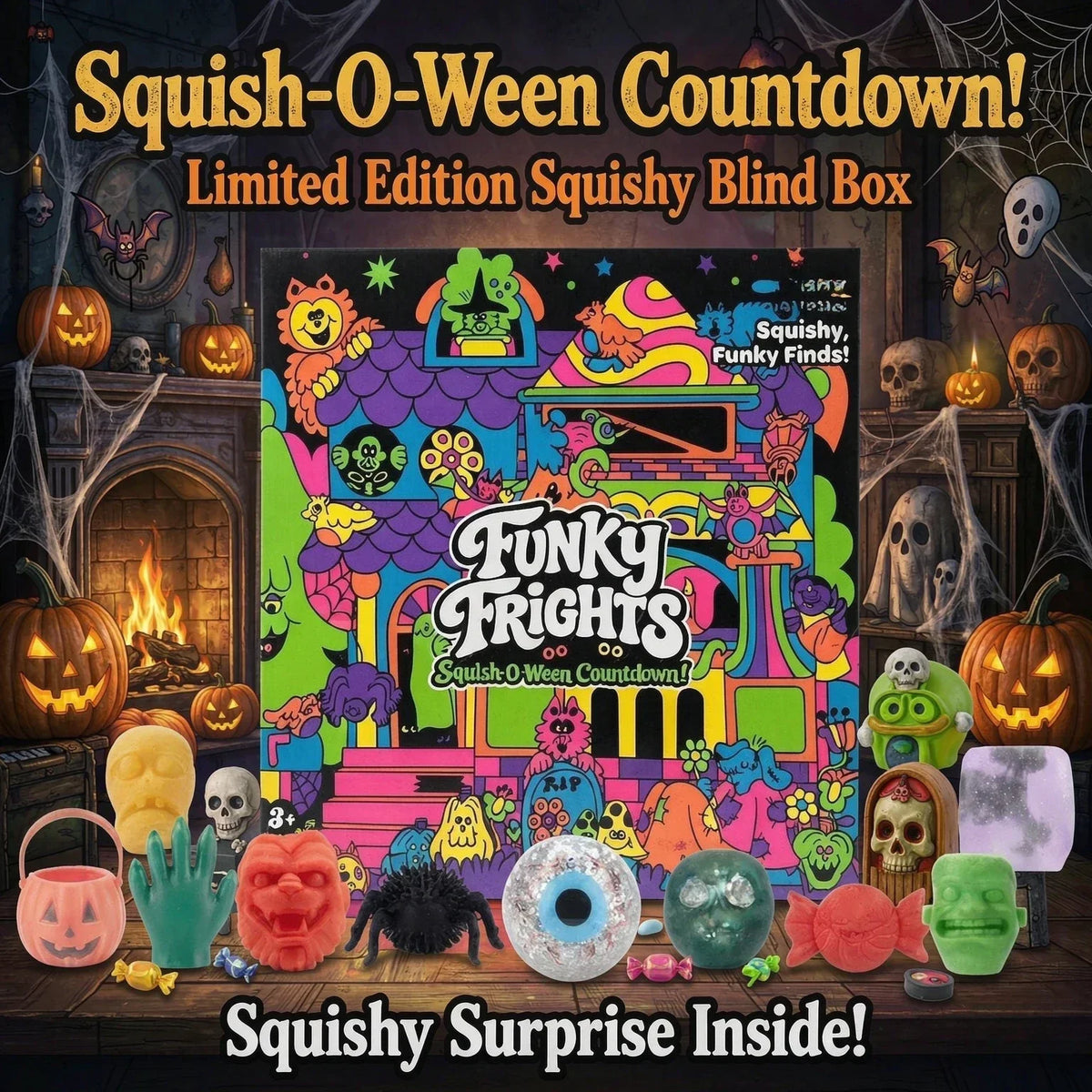 Advent Calendar | 2026 Surprise Box Fidget Dolls | 3D PVC Stress Relief Countdown | Holiday Gift