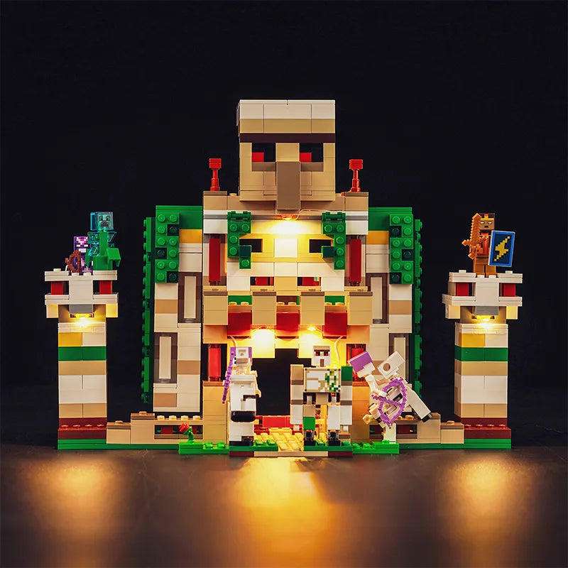 Illuminate your Iron Golem Fortress with the Vonado LED Light 21250 Set - ToylandEU