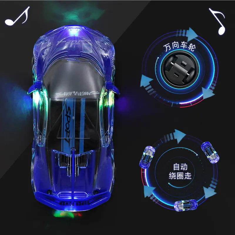 Flashing LED Light Police Car Toy for Kids | Educational Racing Vehicle with Music - ToylandEU