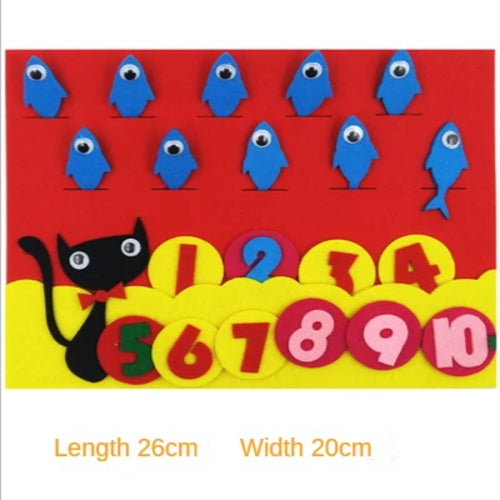 Felt Finger Numbers Math Toy Digital Educational Aids Children ToylandEU.com Toyland EU